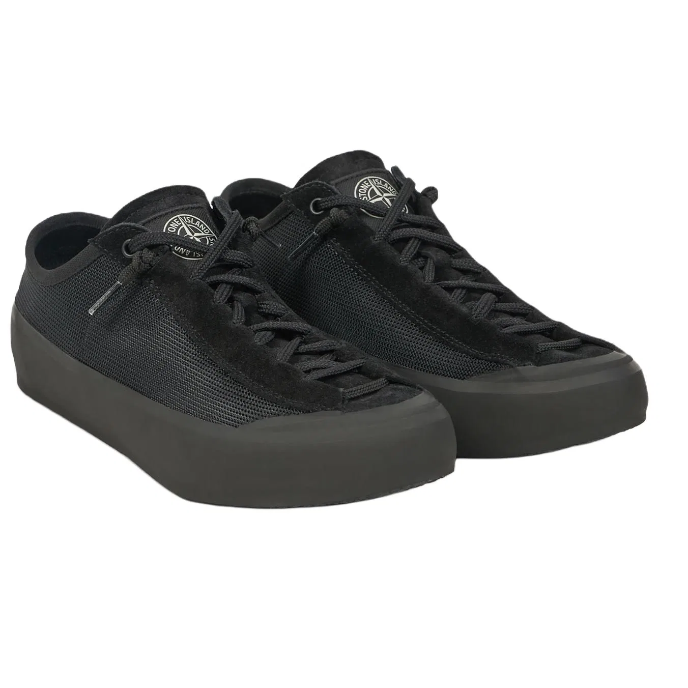 Кроссовки на низком ходу STONE ISLAND Black — фото 4