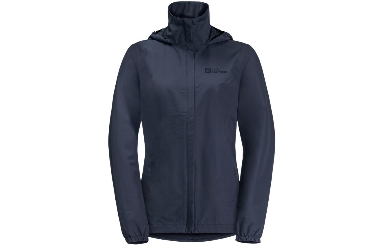 

Куртка ветровка влагостойкая Jack Wolfskin женская Европейская версия, графитово-синий/1388