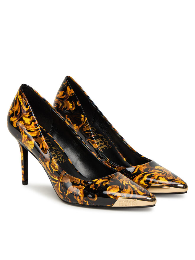 Туфли на высоком каблуке 79VA3S50 ZS366 Versace Jeans Couture, черный — фото 2