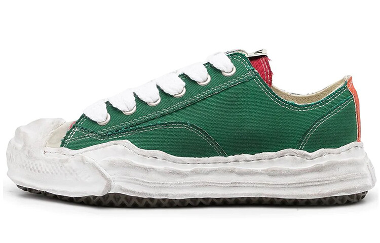 Hank OG Sole Low Зеленый Синий Mihara Yasuhiro