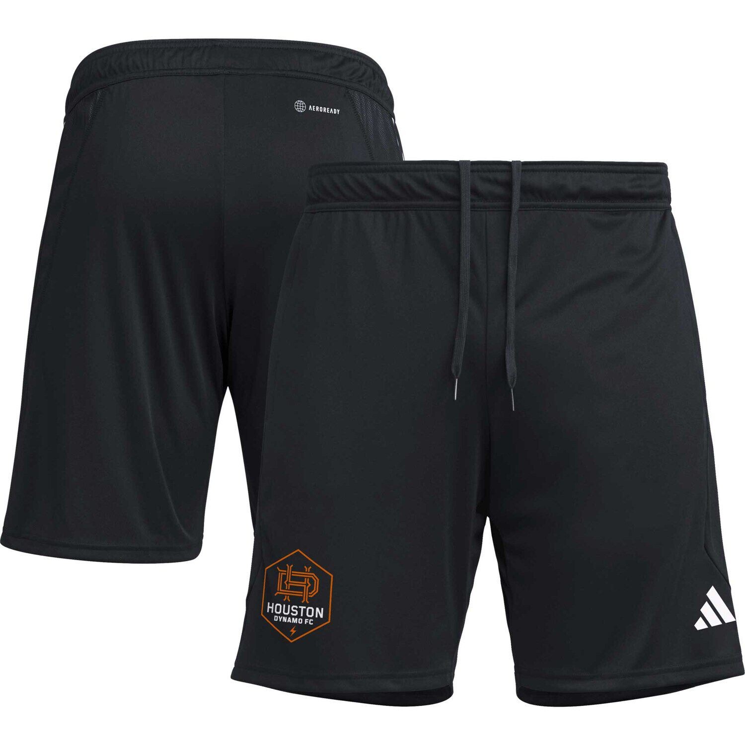 

Мужские черные тренировочные шорты Houston Dynamo FC 2023 AEROREADY adidas