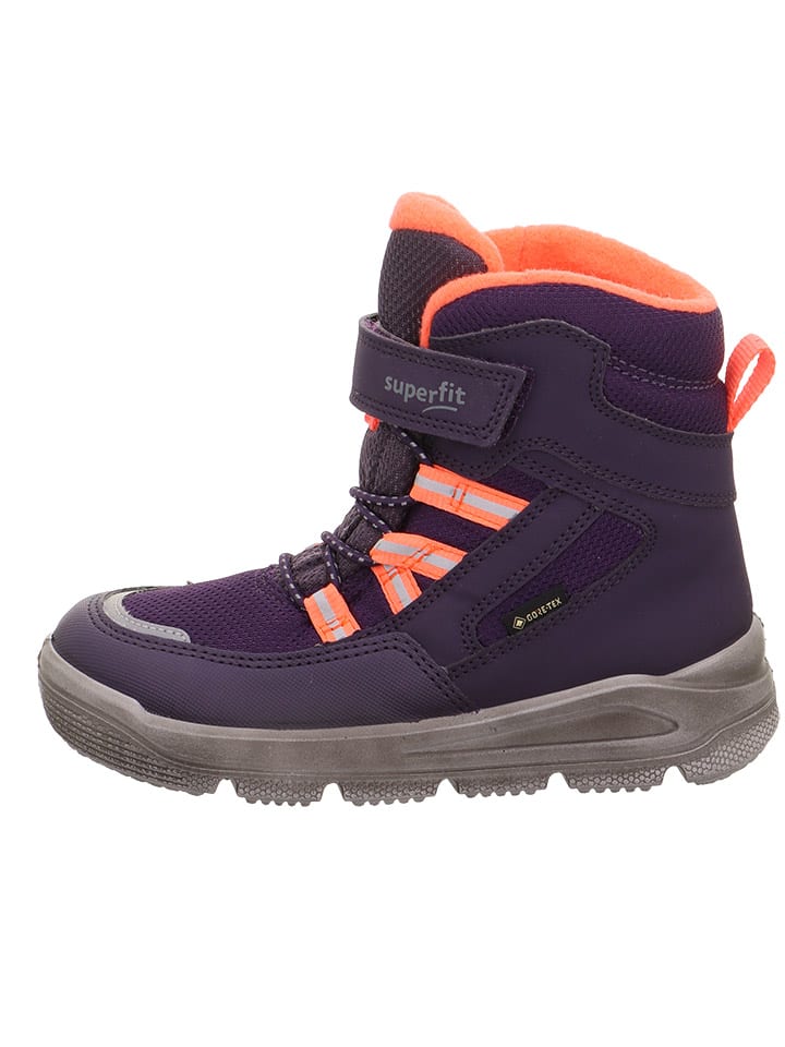 

Сапоги superfit Leder-Boots Mars, цвет Pflaume/Orange