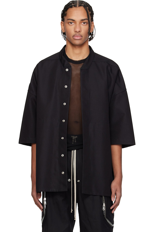 

Рубашка Temple ss jumbo faun Rick Owens, черный