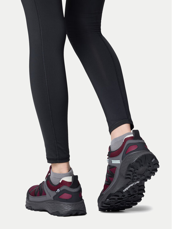 Женские треккинговые кроссовки Columbia Peakfreak Rush OutDry текстильные, красный — фото 2