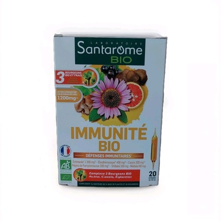 

Santrome Immunity Bio 20 ампул 10 мл 1200 мг Herbs Support Santorome Bio-Immunität