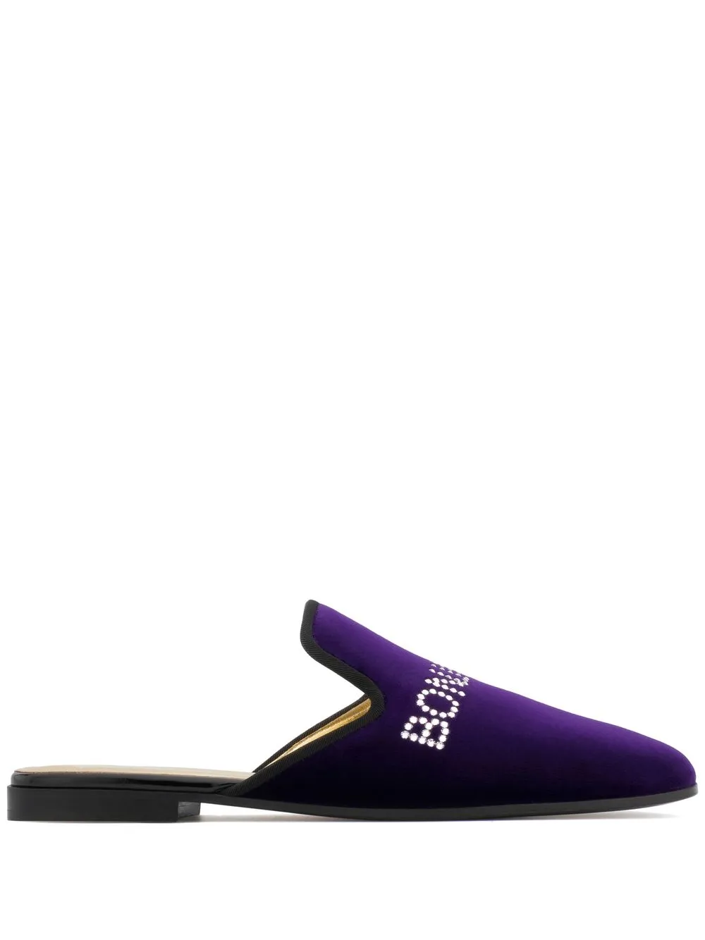 Бархатные лоферы Bonjour Nuit Giuseppe Zanotti, фиолетовый
