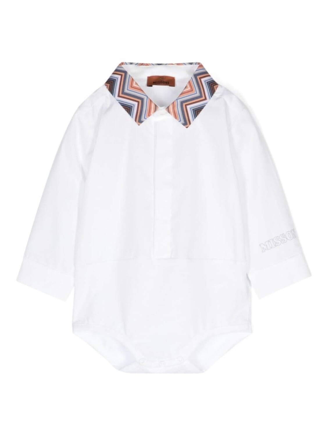 

Missoni Kids боди с логотипом, белый