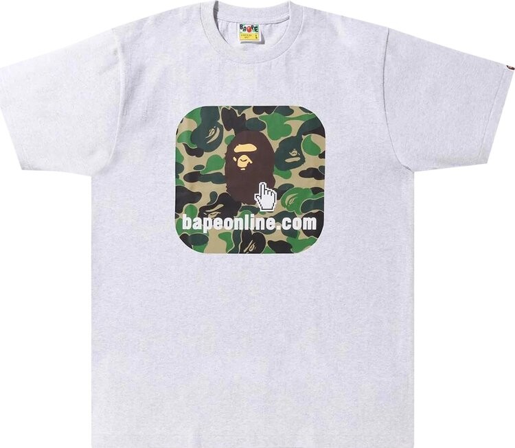 

Футболка BAPE ABC Camo (Online Exclusive) 'Grey', серый
