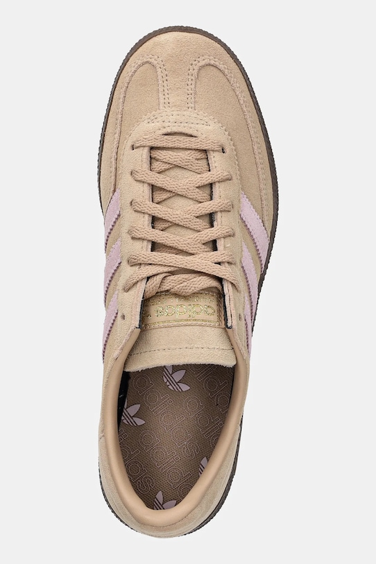 Замшевые кроссовки Handball Spezial Adidas Originals, бежевый — фото 4