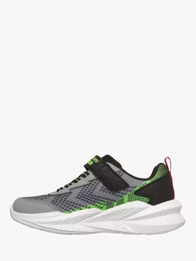 Детские кроссовки S-Lights Meteor-Lights 20, серые/разноцветные Skechers — фото 2