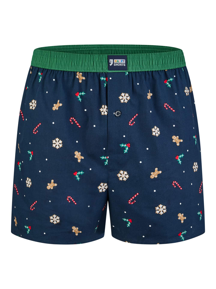 

Трусы боксеры Happy Shorts Boxer X-mas Shorts, Geschenk, Weihnachten, Motiv, цвет Christmas allover