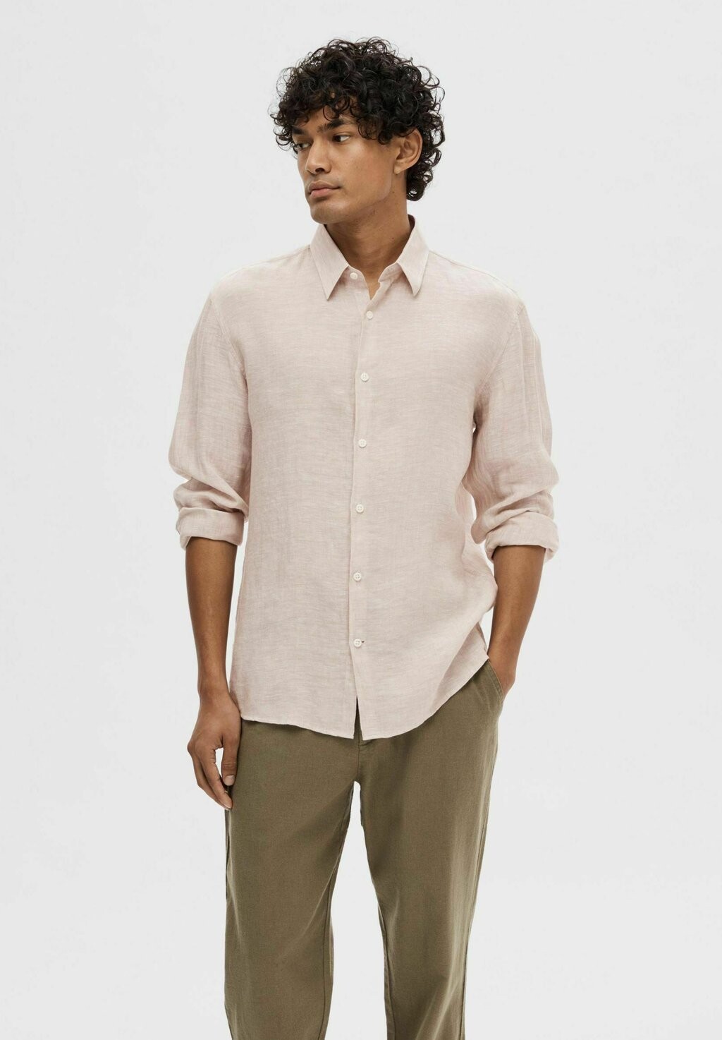 

Рубашка Selected Homme, цвет pure cashmere