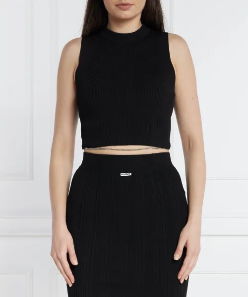 

Топ сепинн Slim fit Hugo, черный
