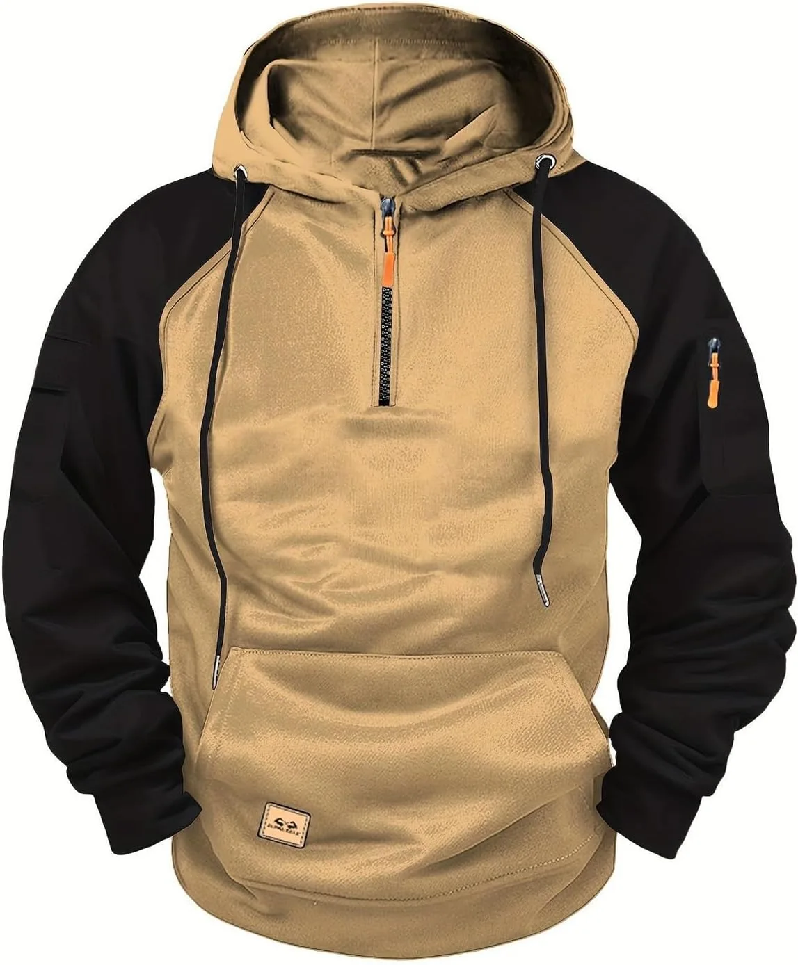 

Карго худи для мужчин quarter zip тактический свитшот YSERB