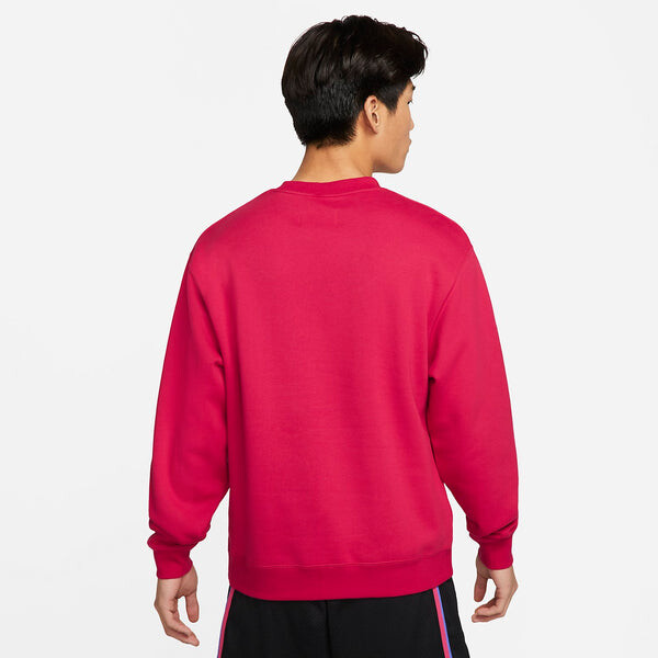 Толстовка Air Jordan Embroidered Logo Sports Pullover Round Neck 'Red', красный — фото 2