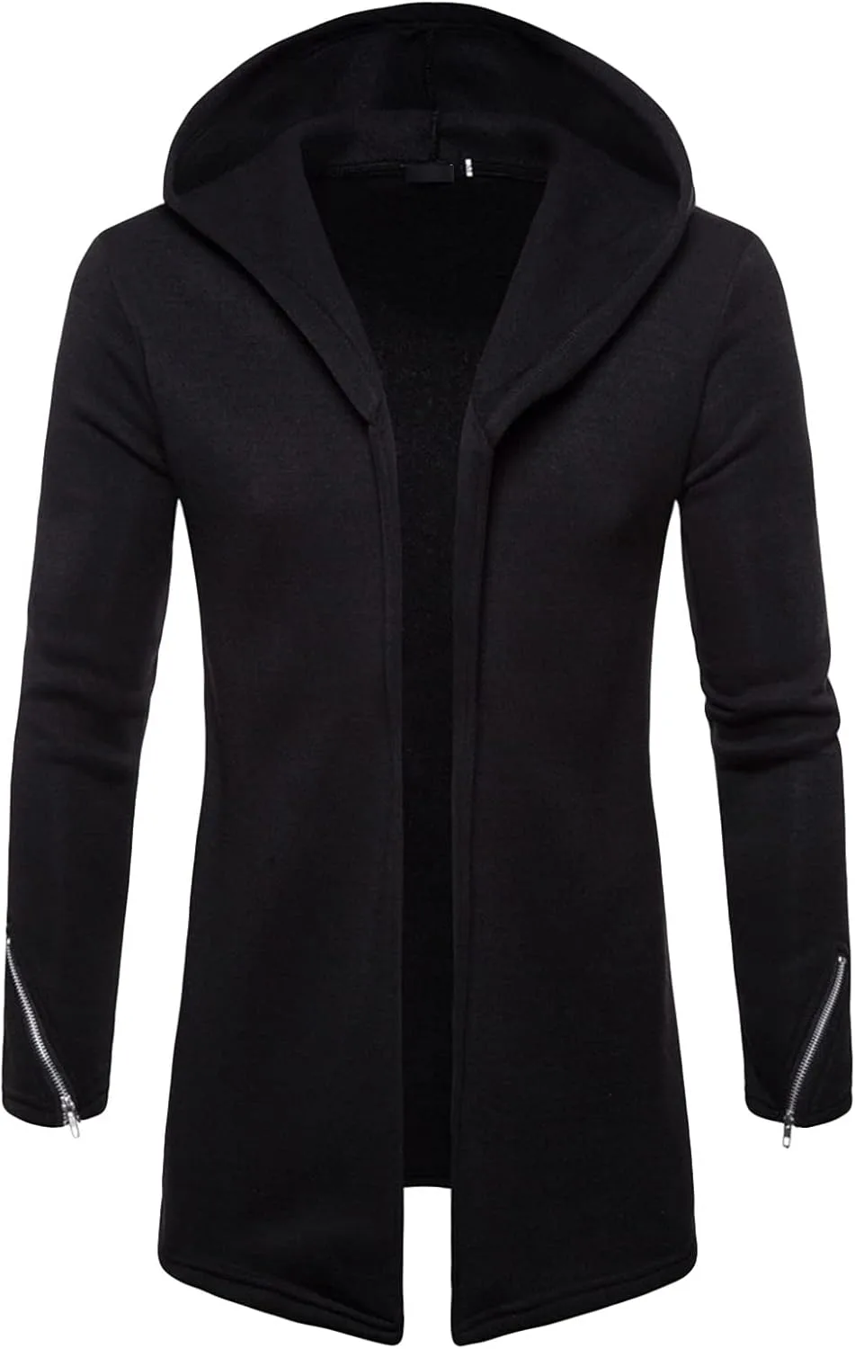 

Мужской кардиган с капюшоном JEsilunmaMY, флисовый, на молнии, осень-зима