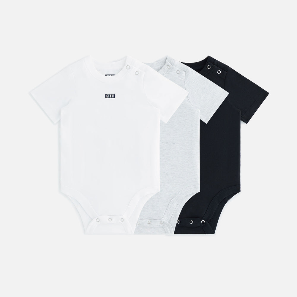 

Детское боди Kith Baby 3-Pack Core Onesie, разноцветный