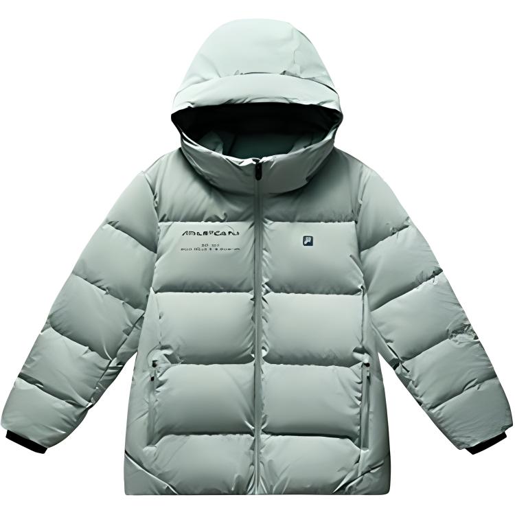 

Детская пуховая куртка Grade School FILA KIDS, серо-зеленый