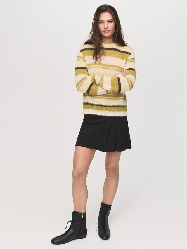 

Женская плиссированная мини-юбтка Jana Mango, Black