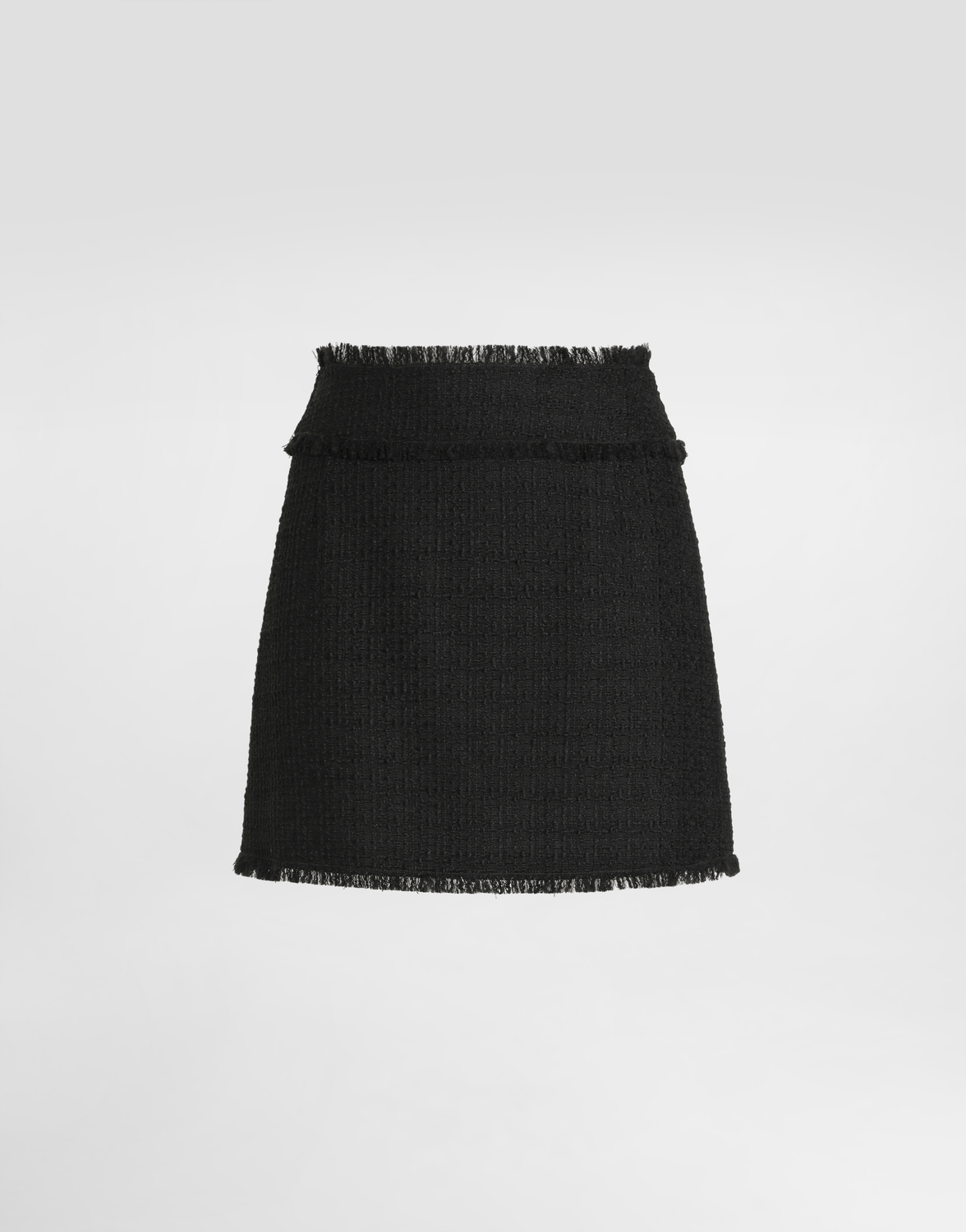 

Мини-юбка из рашельского твида Dolce & Gabbana, черный