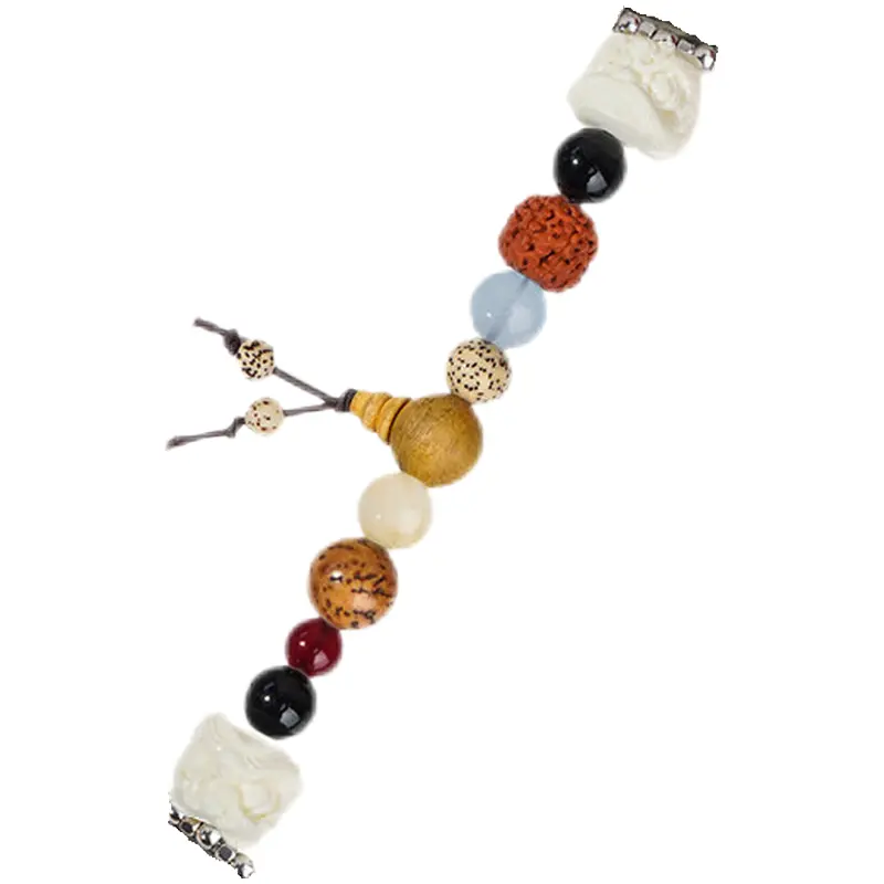 

CHENSONG Часы Strap Xiaomi Compatibility Bead Material, Rainbow Lion - Single-row stretch beaded strap