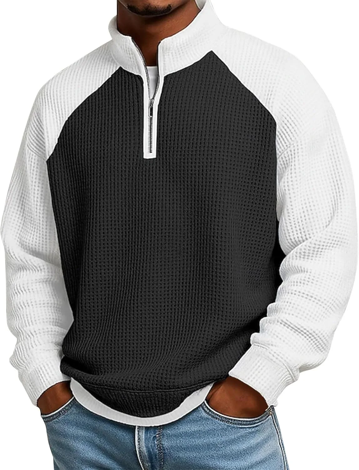 

Мужская футболка с длинным рукавом waffle lopmou