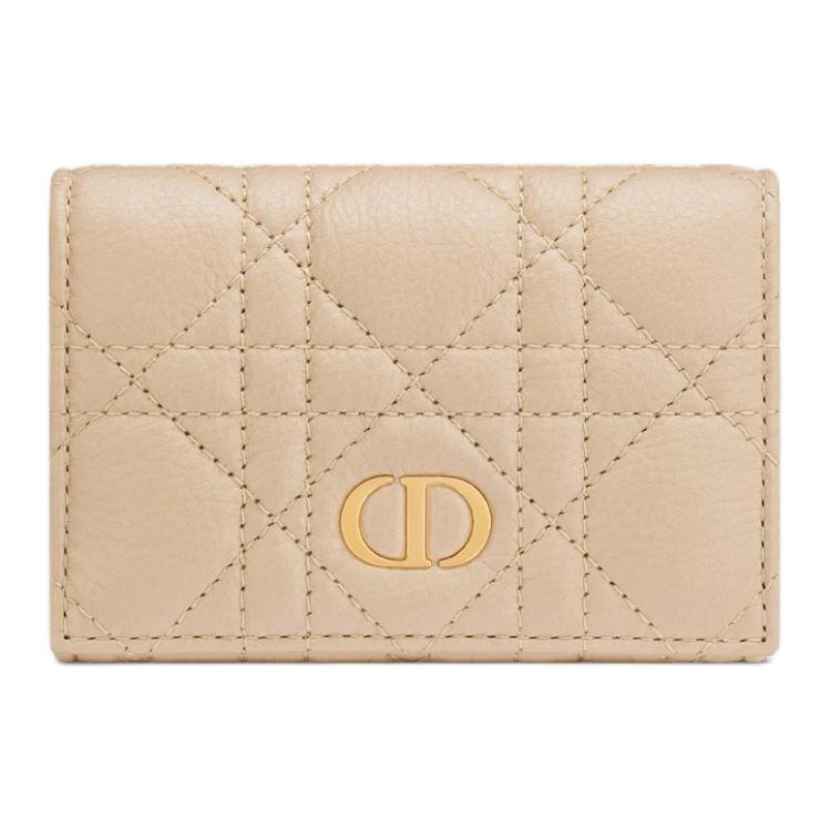 

DIOR Женский кошелек из телячьей кожи розово-бежевый