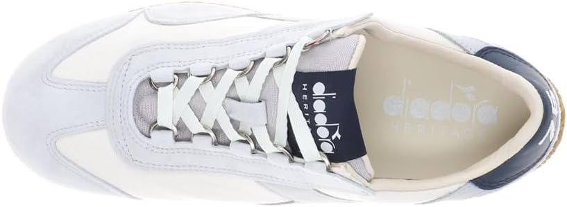 Мужские кроссовки Diadora Equipe H Dirty Stone Wash на шнуровке, повседневные - синие — фото 4