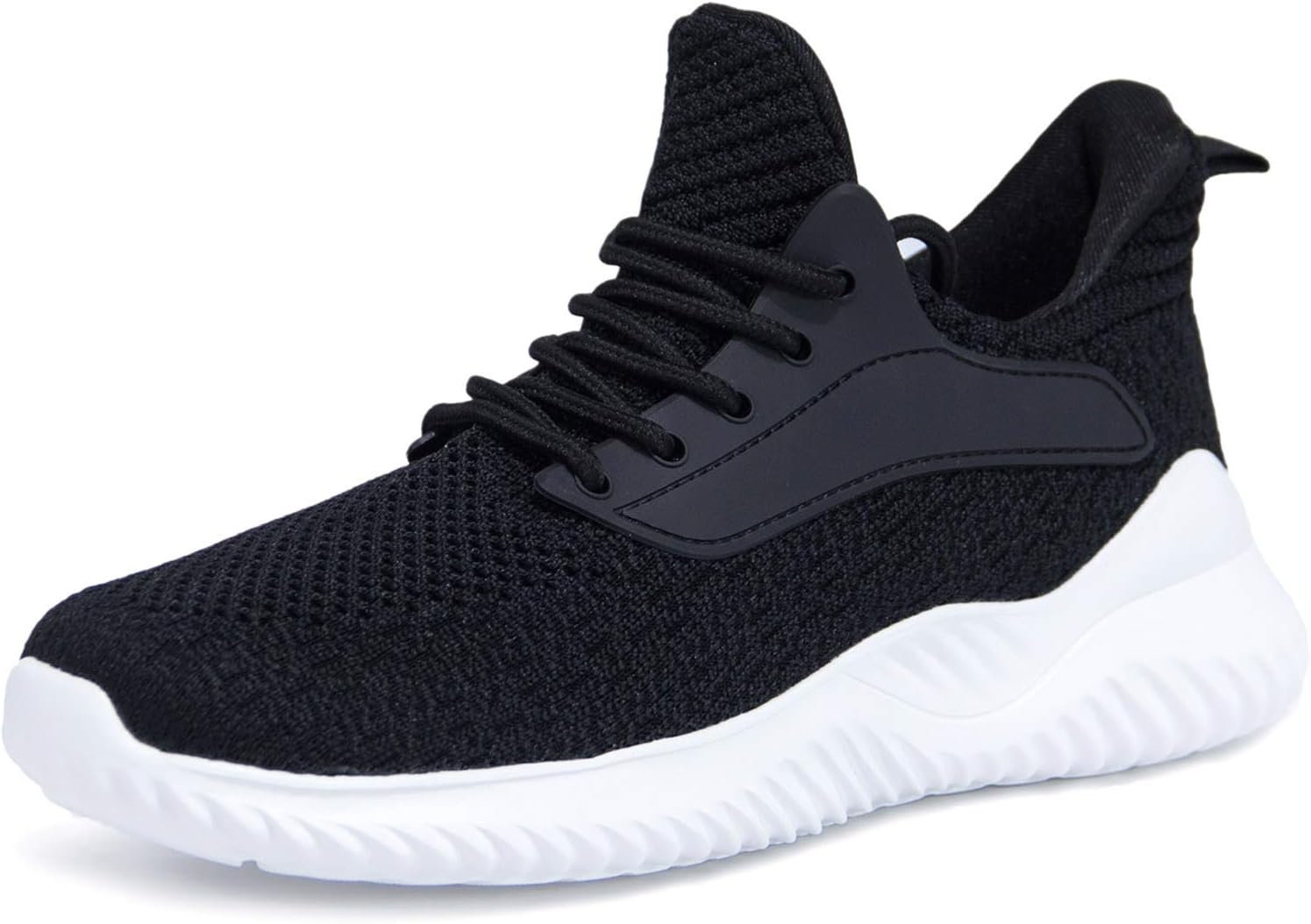 

Кроссовки Akk для мужчин - обувь для ходьбы с амортизирующей подошвой из мемори-пены, беговые и теннисные кроссовки для тренировок, занятий спортом, джоггинга, как для улицы, так и для зала, легкие, дышащие повседневные кроссовки, белый/черный