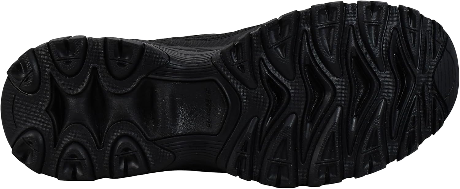 Мужские мокасины Skechers Afterburn M. Fit Ridgeburn без застежек с легким надеванием, черный — фото 4