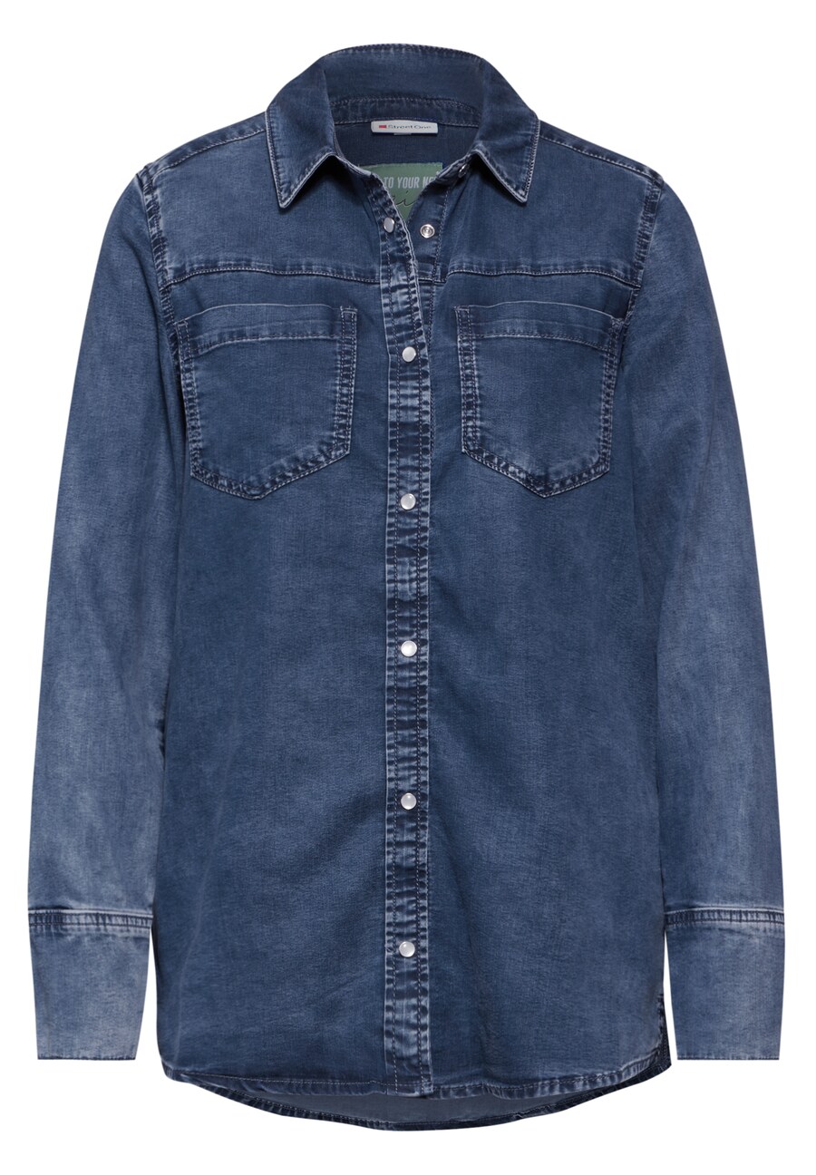

Рубашка STREET ONE Blouse, синий
