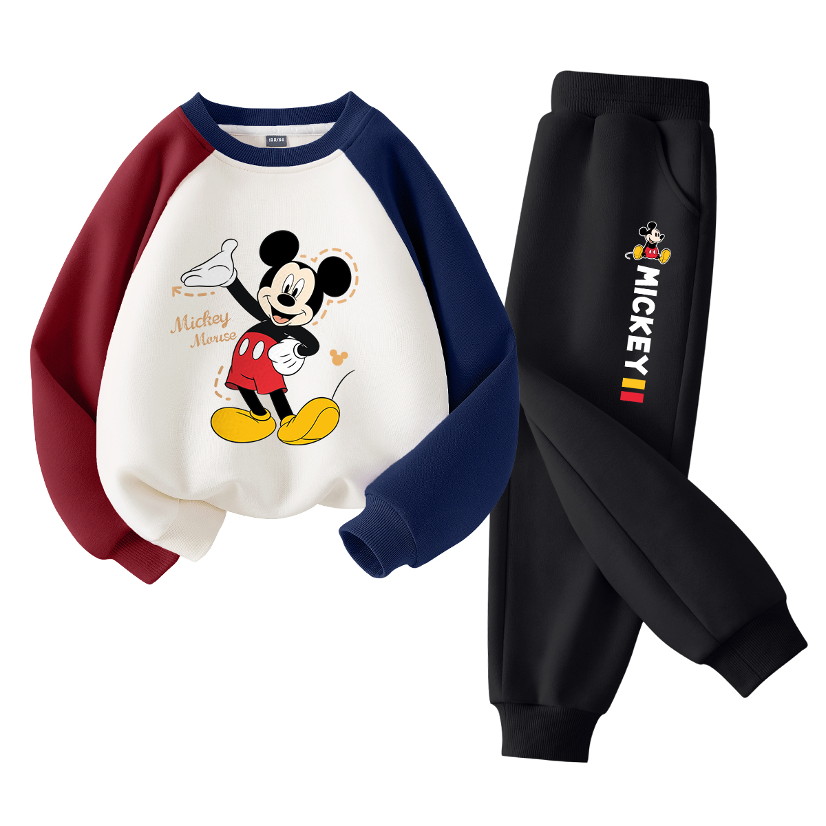 

Детская повседневная спортивная одежда Disney, черный