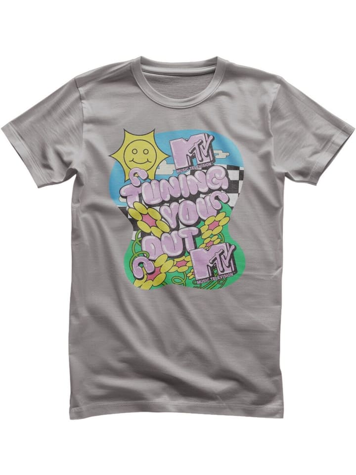 

Футболка MTV Tuning You Out T-Shirt серого цвета MTV, Серый, Футболка MTV Tuning You Out T-Shirt серого цвета MTV