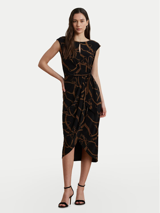 

Коктейльное платье облегающего кроя 200973612001 Lauren Ralph Lauren, черный