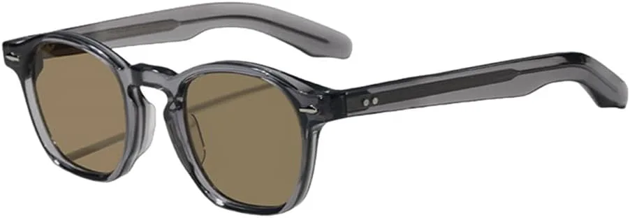 

Солнцезащитные очки в стиле ретро для мужчин, брендовые, из ацетата, для активного отдыха, с защитой от УФ-излучения UV400, женские солнцезащитные очки SZVVBKK, 1