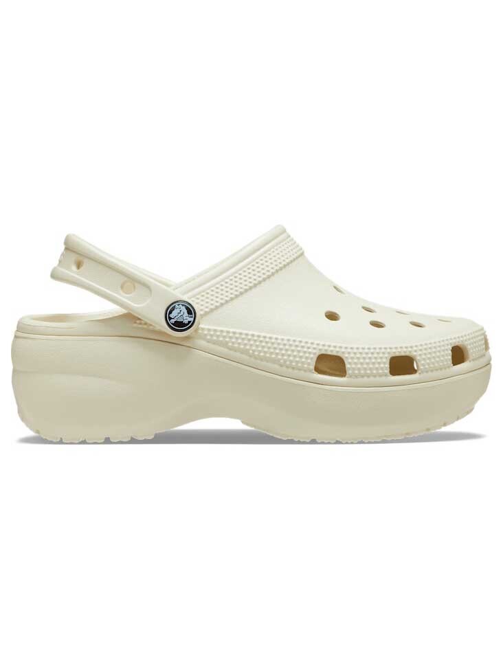 

Тапочки Crocs CLASSIC PLATFORM CLOG W 206750, бежевый