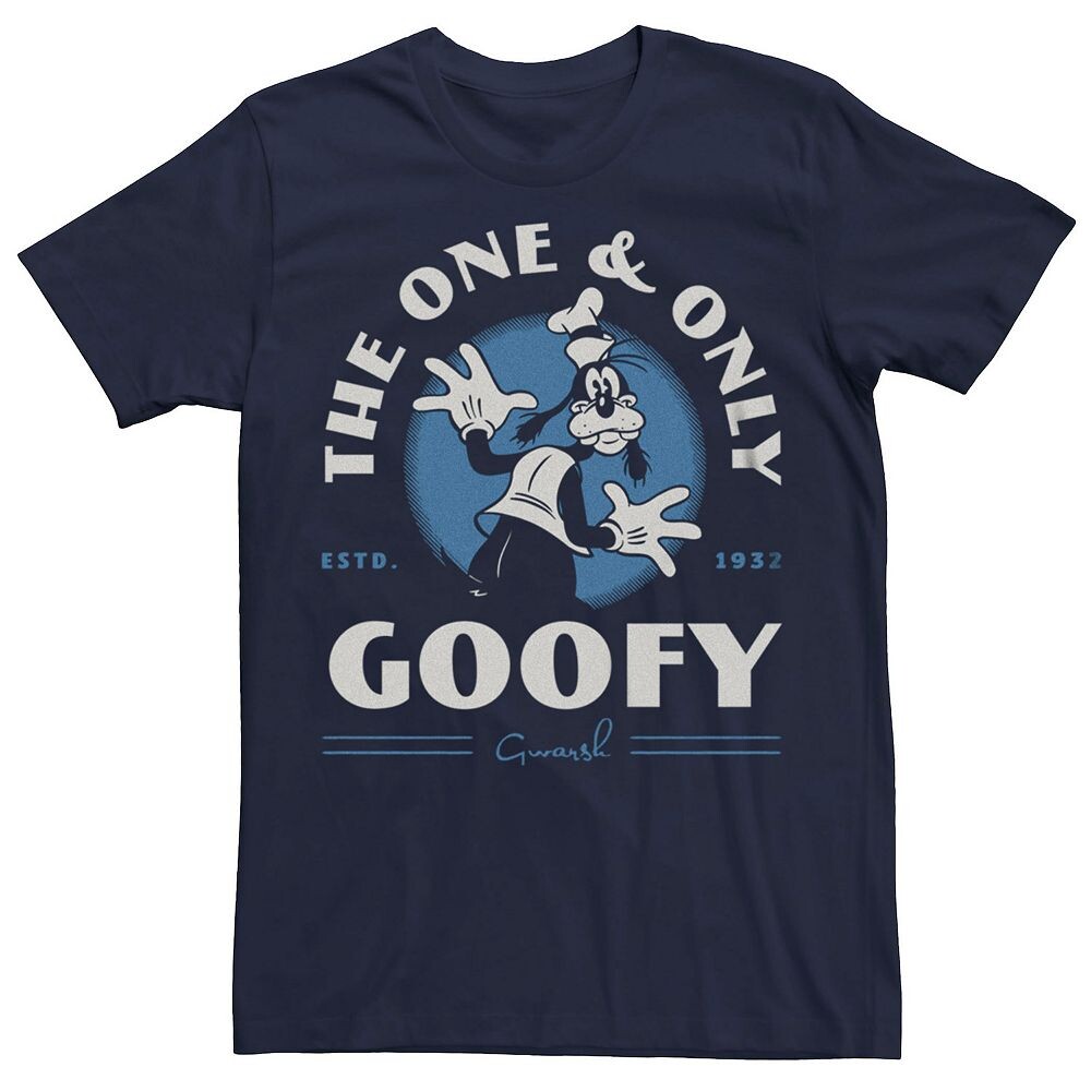 

Мужская футболка Disney 100 The One & Only Goofy Licensed Character, темно-синий