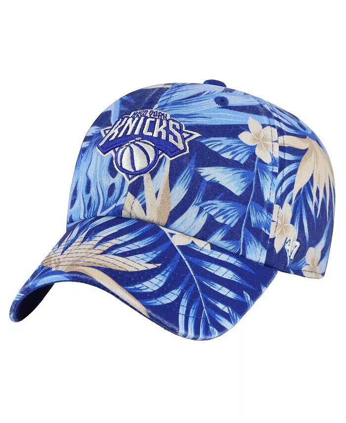 

Мужская синяя регулируемая шляпа с цветочным принтом 47 New York Knicks Tropicalia '47 Brand, синий