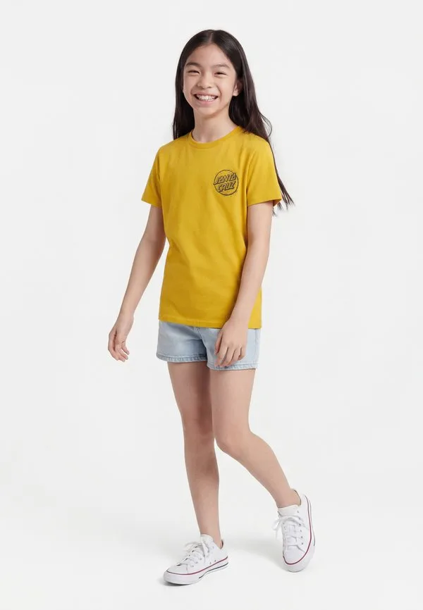Футболка с принтом youth stamped opus Santa Cruz, Mustard