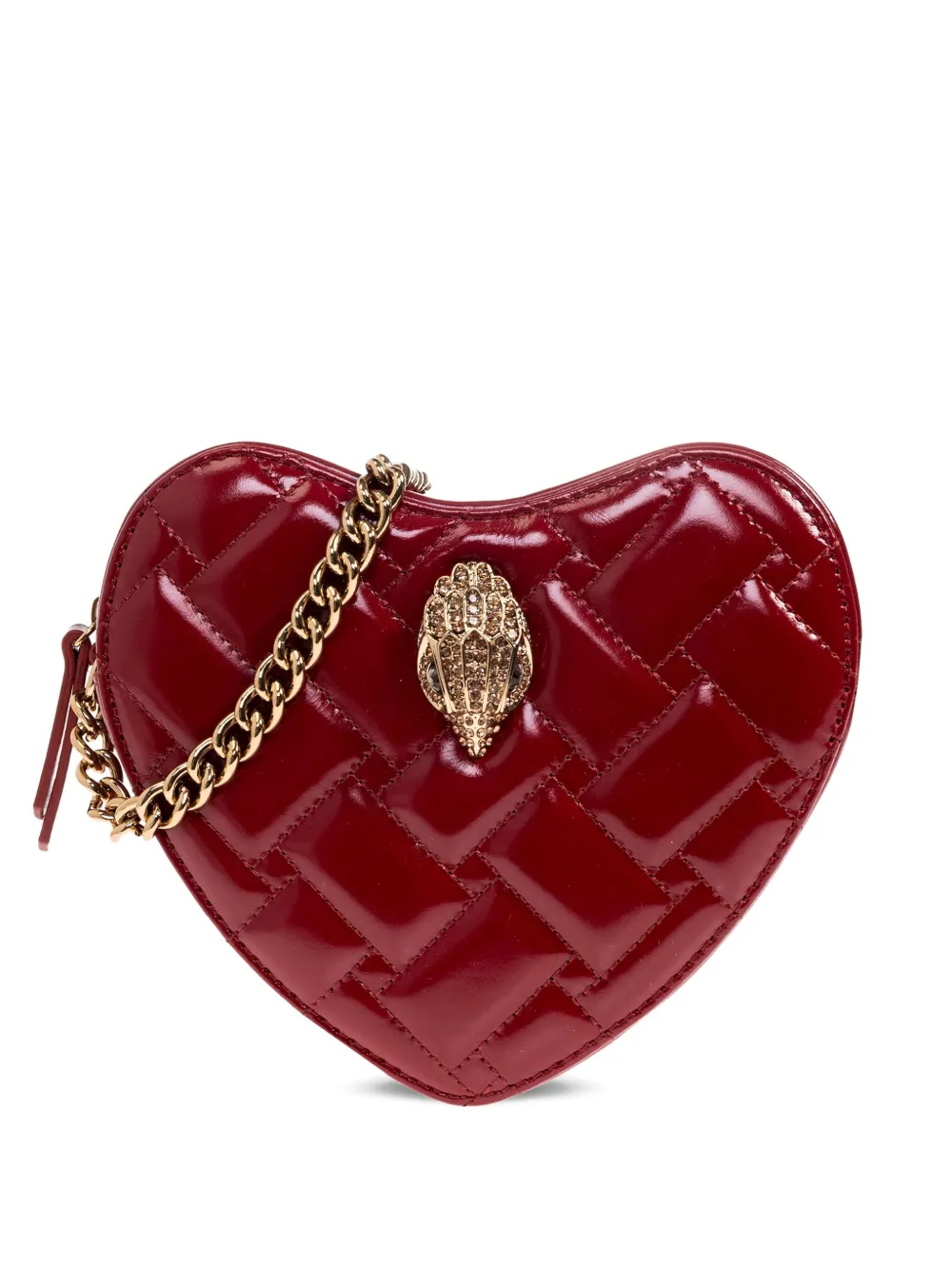 

Стеганая сумка через плечо Kensington Heart Kurt Geiger London, красный