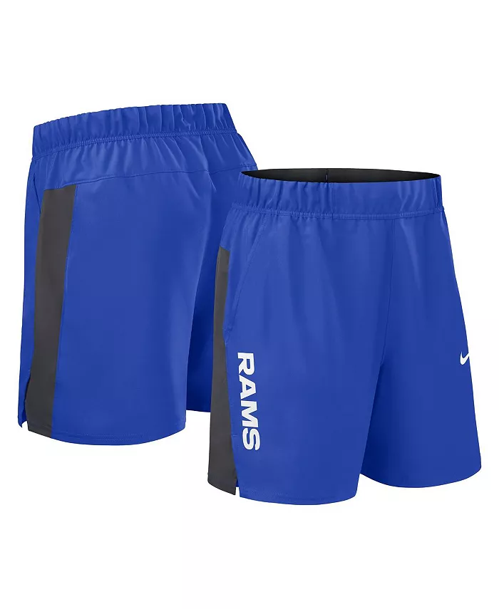 

Мужские шорты для победы Royal Los Angeles Rams из плетеной ткани с высокой производительностью Nike