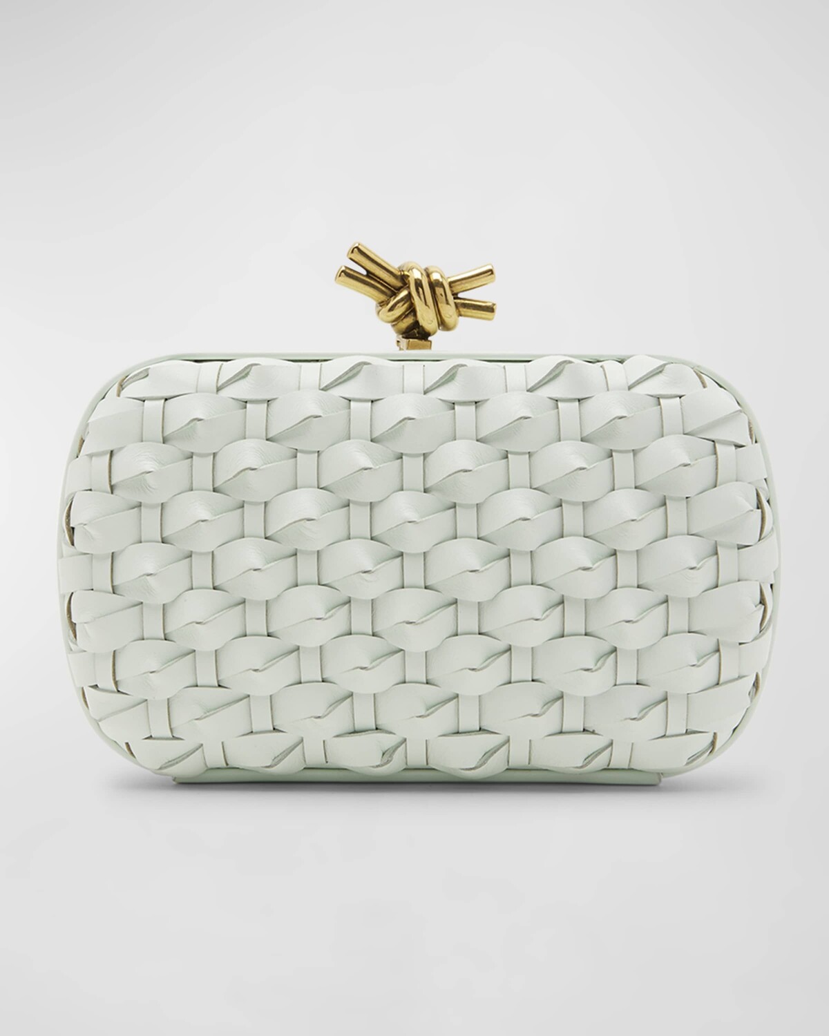 

Сумка с узлом Bottega Veneta, цвет Glacier-Muse Brass