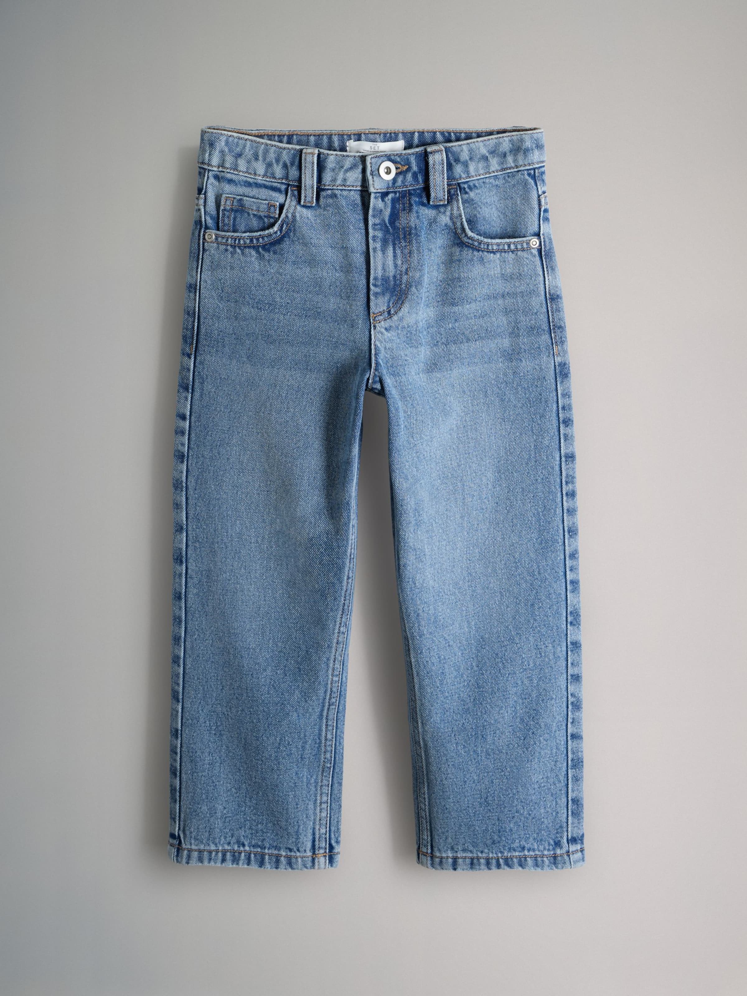 The Set Джинсы Regular в цвете Navy, Blue Denim — фото 2