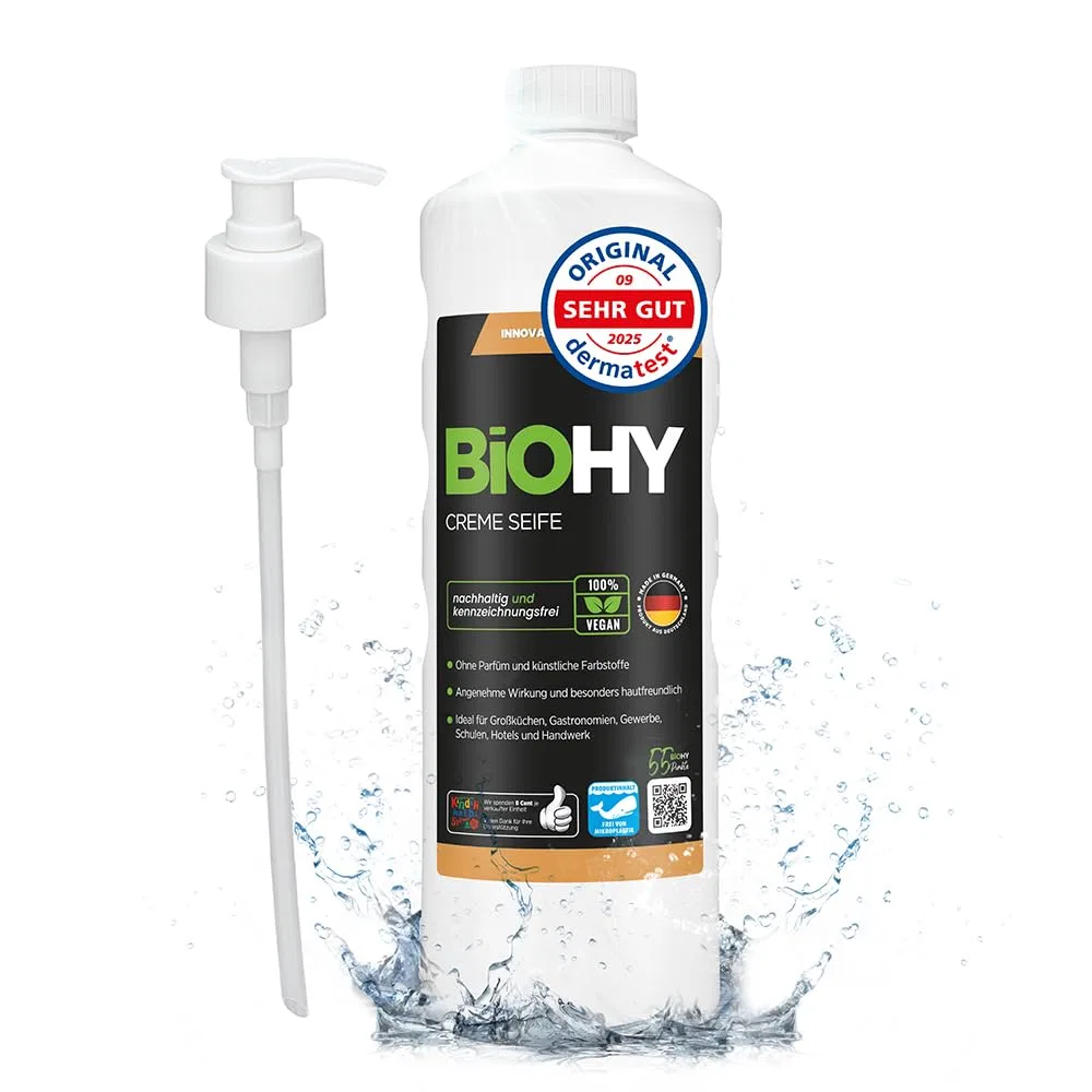 Крем-мыло BiOHY с дозатором, 1 л Biohy