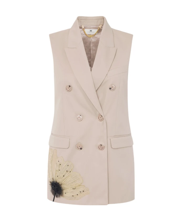 

Жилет Elisabetta Franchi, серый