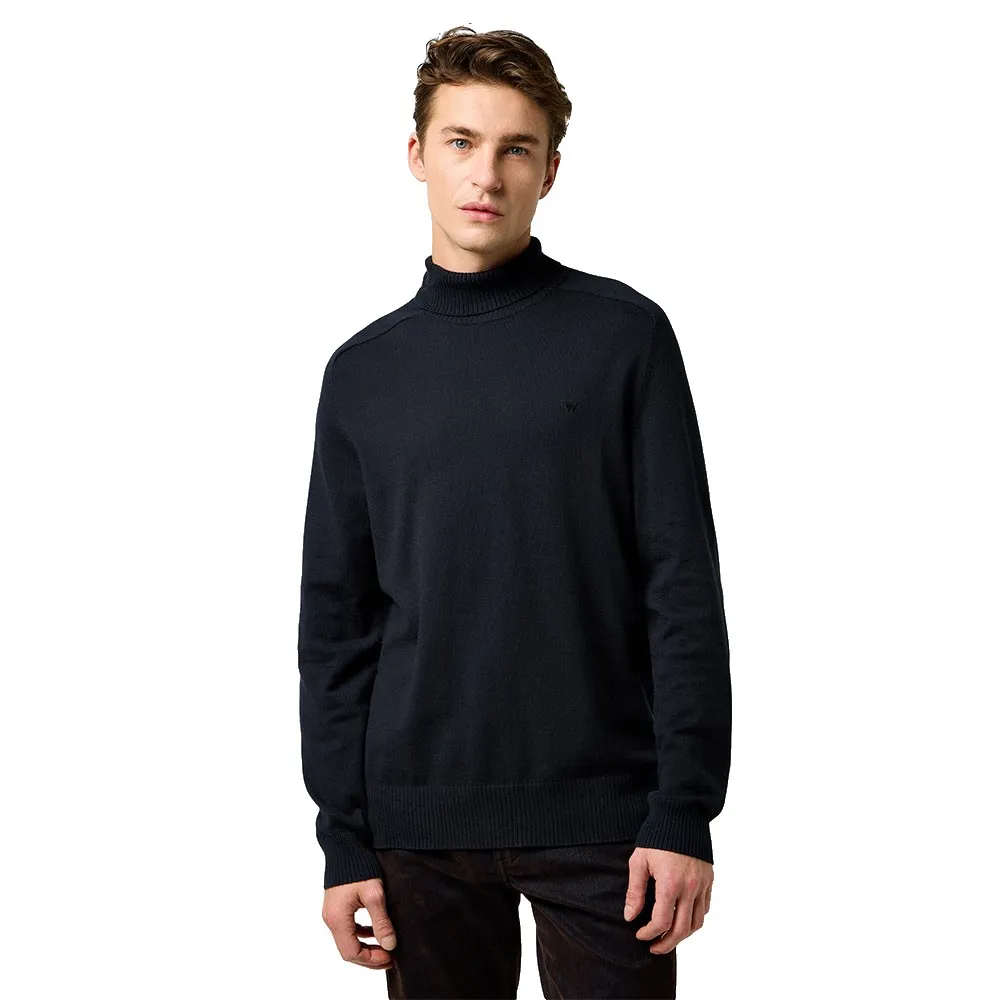 

Свитер Wrangler 112371532 Regular Fit high neck, черный