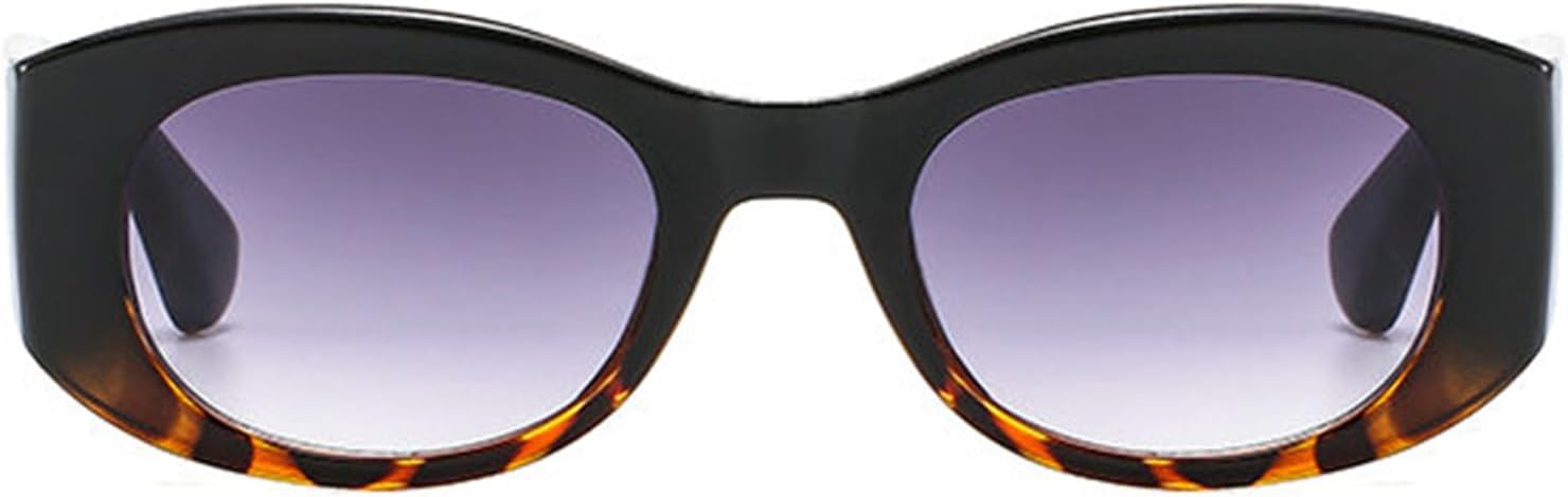 

Солнцезащитные очки в стиле ретро «кошачий глаз» для женщин, 90-е годы, толстая оправа, модные маленькие овальные солнцезащитные очки, градиентные черные круглые солнцезащитные очки helena, C6