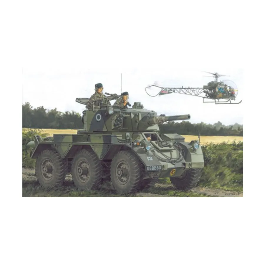 

Британский бронеавтомобиль Saladin Mk.II, Dragon Models - Black Label Series (1:35)