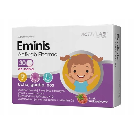 

Eminis Клубника 30 леденцов Activlab Pharma