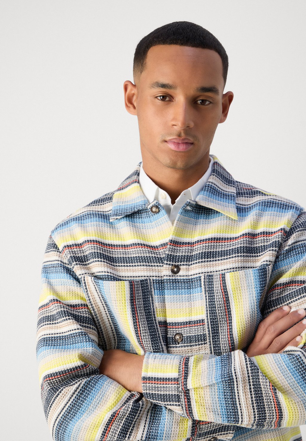 

Рубашка STRUCTURED STRIPE SHIRT Scotch & Soda, синий